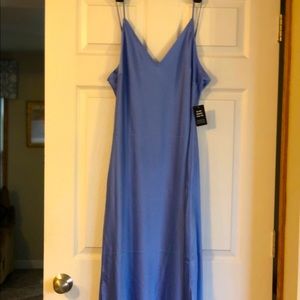 Express Silk Purple Evening Gown